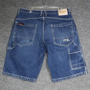 Y2K JNCO‎ Type Shorts Mens 38 Blue Jeans Relaxed Fit Casual Skater Carpenter